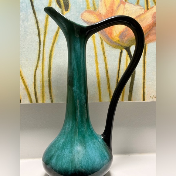 Blue Mountain Pottery Large Pitcher 12.5in Tall with Handle - Picture 3 of 12